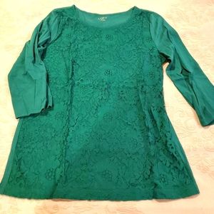 Lace top by Loft